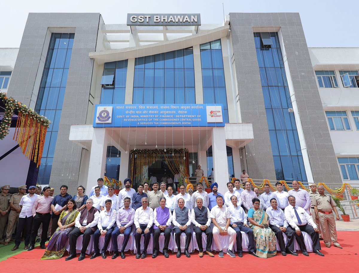 CBIC (@cbic_india) on Twitter photo Chairman CBIC Sh. Sanjay Kumar Agarwal inaugurated the CGST Bhawan Rohtak under <a href="/cgstpklzone/">CGST & CX Zone, Panchkula.</a>. Zonal Member Sh. Shashank Priya, DG <a href="/dghrd_cbic/">DGHRD CBIC</a> Sh. Vungzamuan Valte, Chief Commissioner Panchkula Zone Sh. M K Srivastava and seniors officers from the zone were also present. Chairman CBIC Sh. Sanjay Kumar Agarwal inaugurated the CGST Bhawan Rohtak under <a href="/cgstpklzone/">CGST & CX Zone, Panchkula.</a>. Zonal Member Sh. Shashank Priya, DG <a href="/dghrd_cbic/">DGHRD CBIC</a> Sh. Vungzamuan Valte, Chief Commissioner Panchkula Zone Sh. M K Srivastava and seniors officers from the zone were also present.
