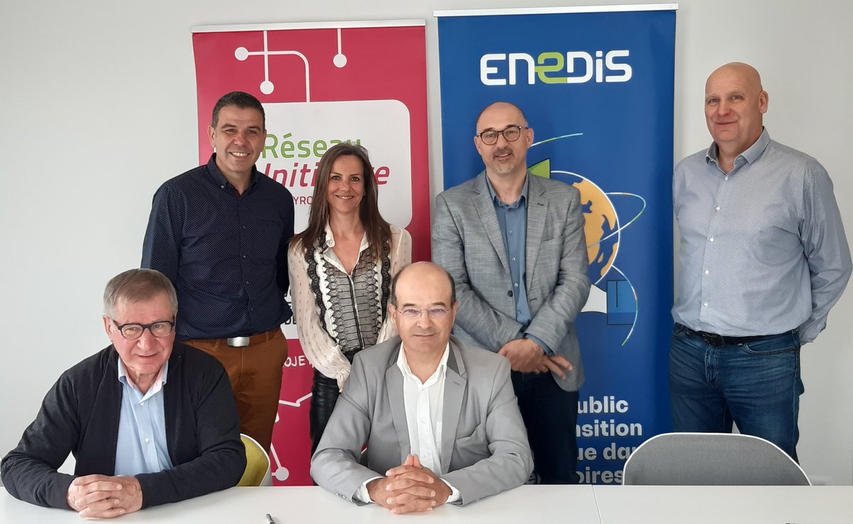 Depuis près de 30 ans, <a href="/Enedis/">Enedis</a> en Aveyron soutient les actions d’Initiative Aveyron <a href="/InitiativeFR/">Initiative France</a> en faveur du développement économique local #Transition #RSE