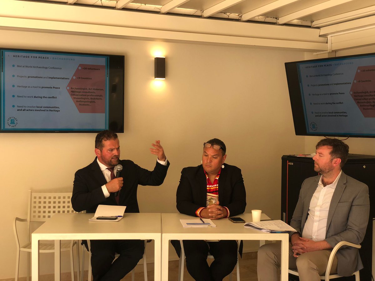heritage4peace's tweet photo. Recently, Heritage for Peace had the honor of presenting at the annual Gonzaga Law Human Rights Conference in Florence, Italy,  Heritage For Peace presentation focused on Using Cultural Heritage as a Tool to Foster Human Rights in Conflicts. https://t.co/g1cz7Shkxn