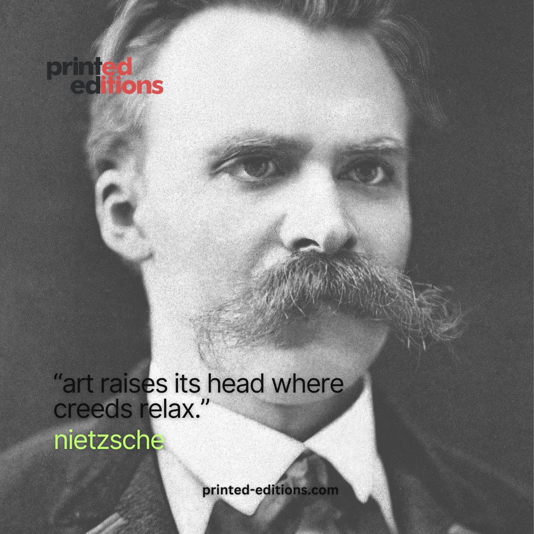 Quotes that convey the power and importance of art.

If you liked this, join over 14,000 other art lovers who receive The Art Edit emails.

Join here: lnkd.in/eV-wX4Yb

Thank you!

#nietzsche #artquotes #quotesoftheday