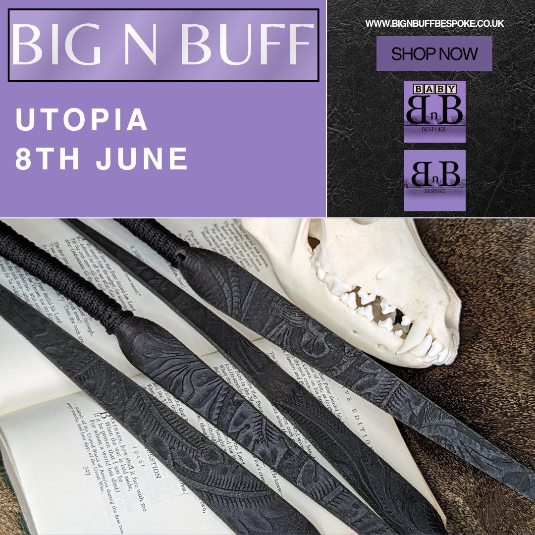 BignBuffBespoke's tweet photo. WE'RE HEADING TO - UTOPIA
Can't wait for a late night of madness and shopping!
08 Jun 2024, 19:00PM β 09 Jun 2024, 03:00AM
https://t.co/ONLQRWRSz9
#smallbusinessbigheart #funday #excited #market #lgbtqia #lgbtq #leather #leatherworker #hide #handmade #event #swink #social https://t.co/VHnf66dEhQ