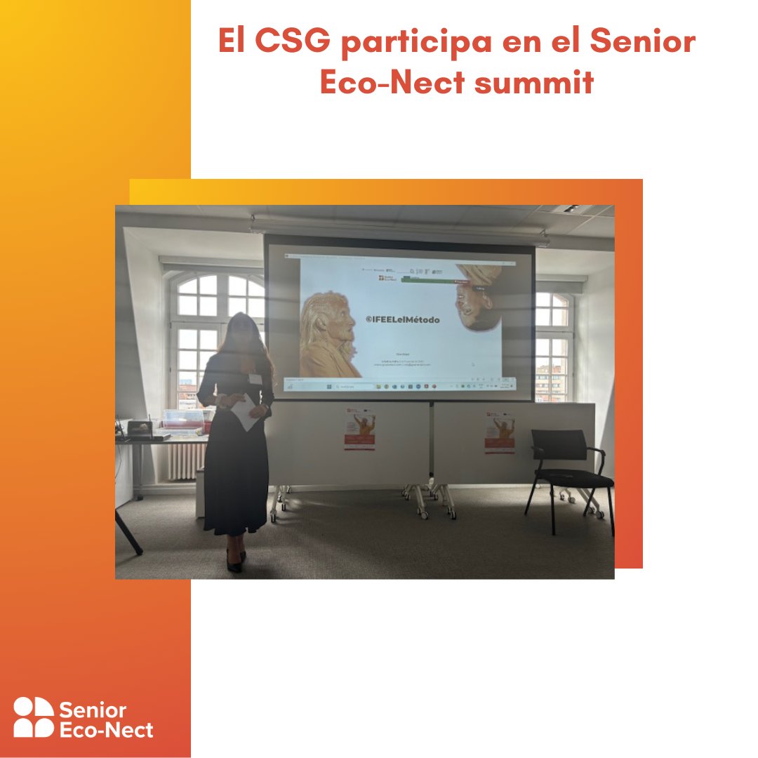 ClusterSaude's tweet photo. 🤝 Estuvimos acompañados de nuestros socios presentando sus buenas prácticas, que habían sido seleccionadas en el Handbook del proyecto: Fran Montoto (@ATendo) presentó el Taller de Competencias Digitales y Cristina Jofre (@granedad) presentó el método I Feel https://t.co/o2V3n2AOwP
