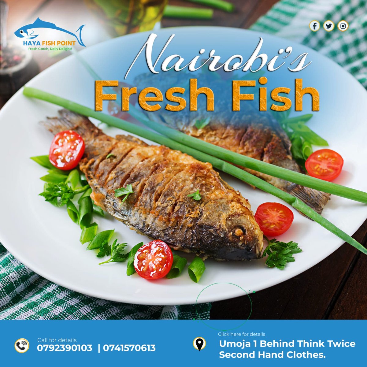 DianaBolo1's tweet image. I welcome you all to enjoy tastiest fish from the lakeside. Delivery within NBO, details shared on the posta.
Karibuni!!
Arwakou!!
#freshfishdaily #foodpreneur