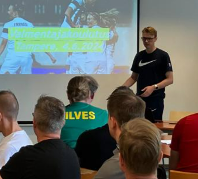 petteri64's tweet photo. Eilinen koulutustilaisuus Varalassa. Luennoitsijat taattua laatua. Kiitos Jonne @HelmaritFI , Jope @ilvesfootball , Ville @IlvesJuniorit ja @HesterinedeReus Koulutuksen teemana pelin tempo ja siihen vaikuttavat tekijät. #pelaajakehitys https://t.co/15cR0pqXRP