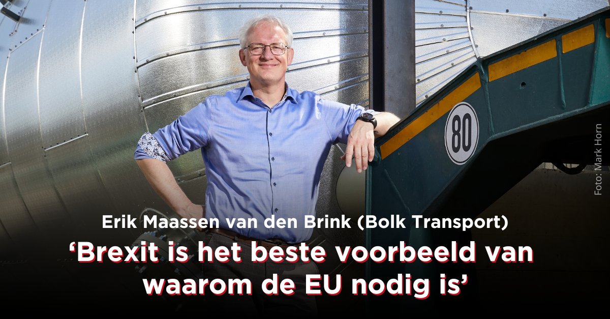 De interne markt is een zegen voor de transportsector, zegt Erik Maassen van den Brink van Bolk Transport. Maar exceptioneel transport verdient volgens hem meer aandacht in de EU.

'We hebben te maken met talloze vergunningen en regels over waar en wanneer we mogen rijden. De