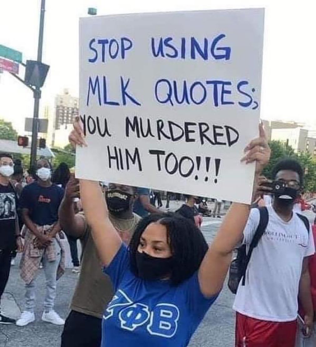 They love to use Dr. King for propaganda purpose against Black people today. but they have no problem killing Dr. King and celebrating his demise.