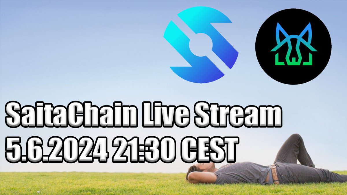 Btw I will be live today again on X.

21:30 CEST starting time. We will talk about #SaitaChain ecosystem, what is coming, what are the updates etc.

So would love to see you all there in chat 🥰

x.com/i/broadcasts/1…
