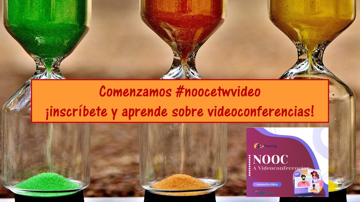 🔊¡Hoy comienza el NOOC A "videoconferenciar" en @ETwinning!
📝Inscríbete  y conoce la videoconferencia  en #eTwinning
💻enlinea.intef.es/courses/course…
⏳Aprende a tu ritmo desde el 5 al 14 de junio, todo sobre #noocetwvideo
😉¡Te esperamos! <a href="/educaINTEF/">Educación INTEF</a>