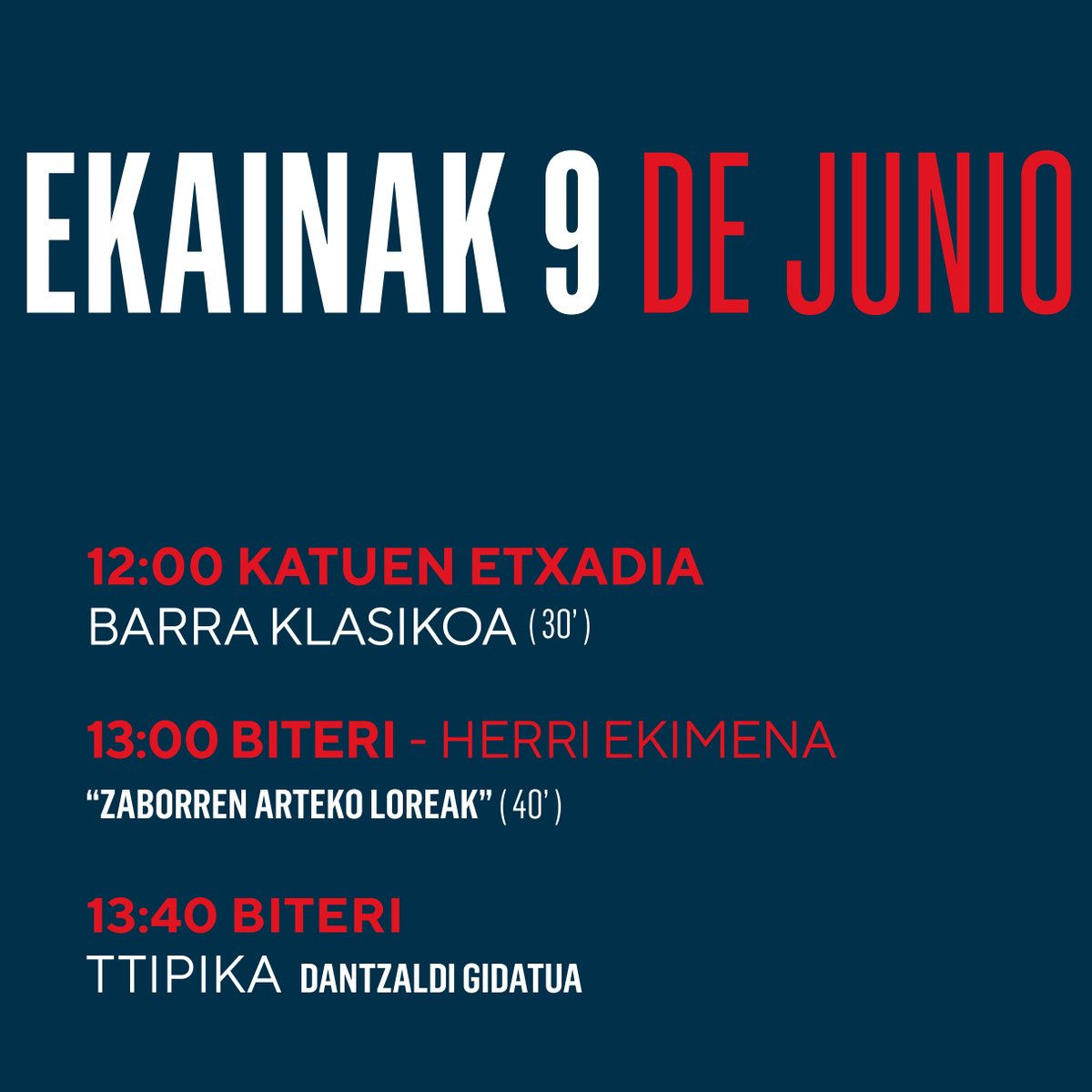 pasaiakoudala's tweet photo. 💃🕺🎬PASAIAKO DANTZA FESTIBALA BIHAR hasiko da!

🎊Jaialdiak 22 ekintza izango ditu guztira Antxoko gune desberdinetan.

📆Ekainaren 6tik 9ra.

#PDF2024 #PasaiaDantzan #Pasaia #Antxo https://t.co/aNLSeTOdNe