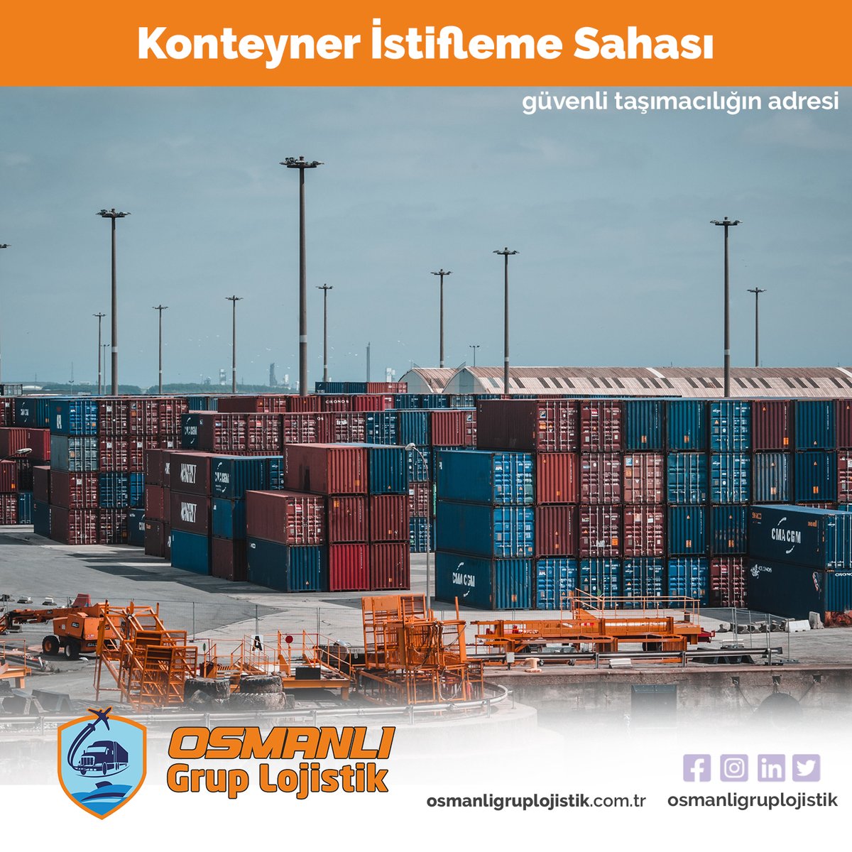 Osmanlı Grup Lojistik
Güvenli Taşımacılığın Adresi

📍Ankara
▶ osmanligruplojistik.com.tr

#konteyner #transport #lojistik #karayolu #havayolu #denizyolu #trenyolu #mersin #gebze #yılport #liman #kocaeli #evyap #dpworld #ankara #gümrük #depolama