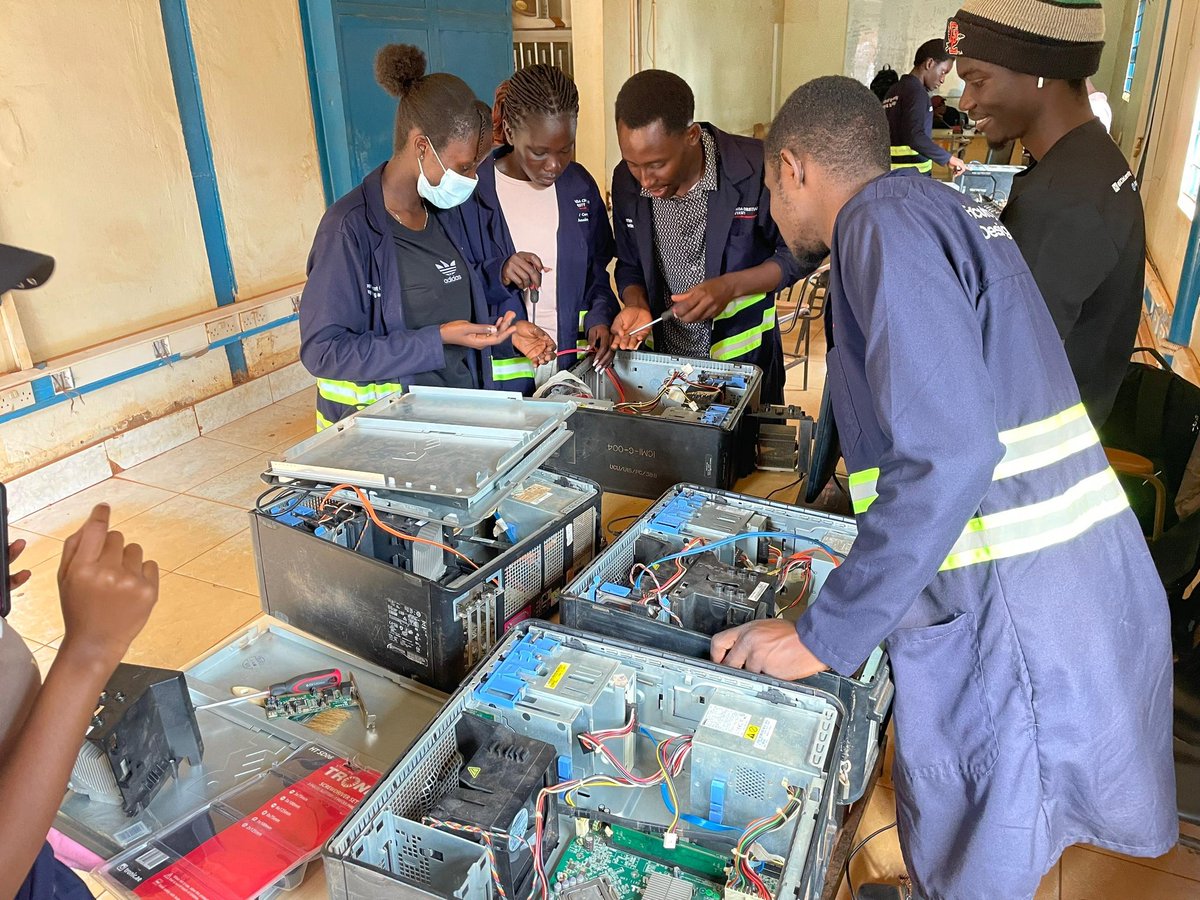 ucu_ComputEng's tweet photo. Empowering students with hands-on training in hardware, software, and essential IT concepts to achieve technician-level expertise is one of the key objectives of the workshop recess semester at @UCUniversity
#Computerrepairandmaintenance
#FutureTechnicians https://t.co/jqKRi2VIL8