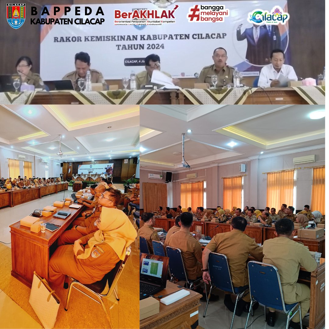 Rakor kemiskinan yang diselenggarakan Sekretariat TKPK dalam hal ini oleh Bappeda Kab. Cilacap pada Selasa, 4 Juni 2-24 dibuka oleh Penjabat Sekretaris Daerah Kabupaten Cilacap, Ir. Sujito,M.,Si.
bappeda.cilacapkab.go.id