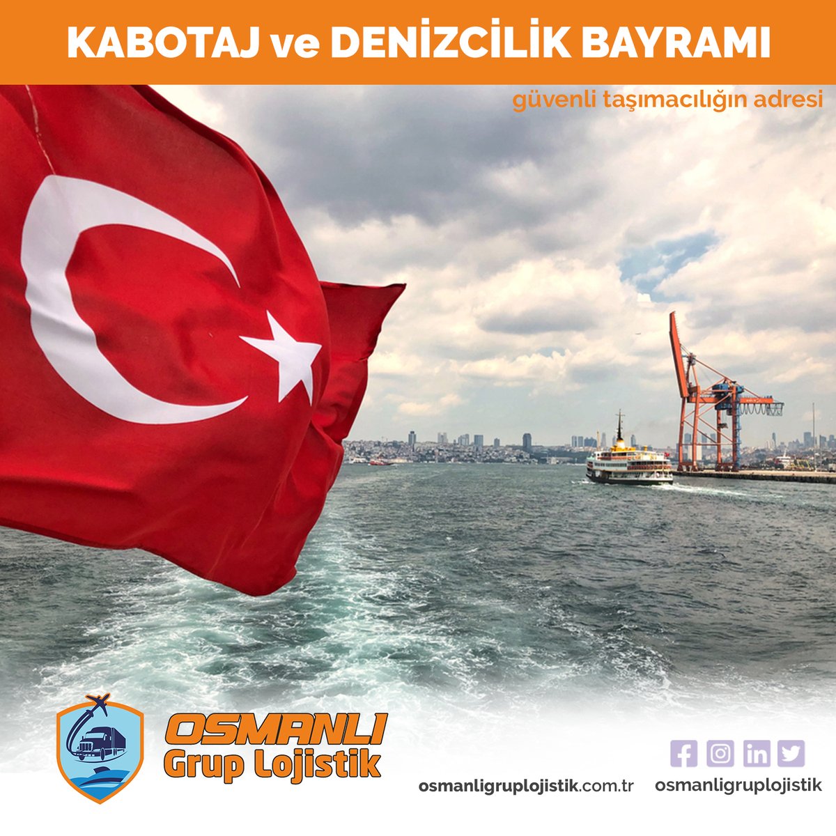 Kabotaj ve Denizcilik Bayramı kutlu olsun!

📍Ankara
▶ osmanligruplojistik.com.tr

#konteyner #transport #lojistik #karayolu #havayolu #denizyolu #trenyolu #mersin #gebze #yılport #liman #kocaeli #evyap #dpworld #ankara #gümrük #depolama