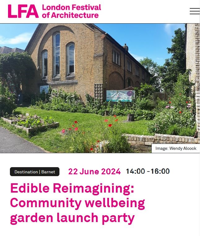 IncEdibleBarnet's tweet photo. 🥳We're having a garden party and you're all invited!
On Sat 22 June from 2-4pm we're launching our new community wellbeing space 🤩
Find out more 👉https://t.co/iKRQljQHPD
This event is part of the @LFArchitecture 'Reimagine' programme and @BarnetCouncil's #ClimateActionMonth https://t.co/xoiaV2cGHT
