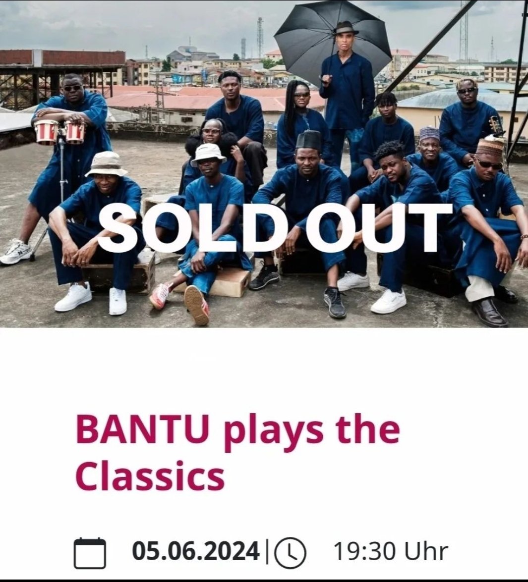 Cologne sold out!!!

See you tonight!!!

#bantutour2024
