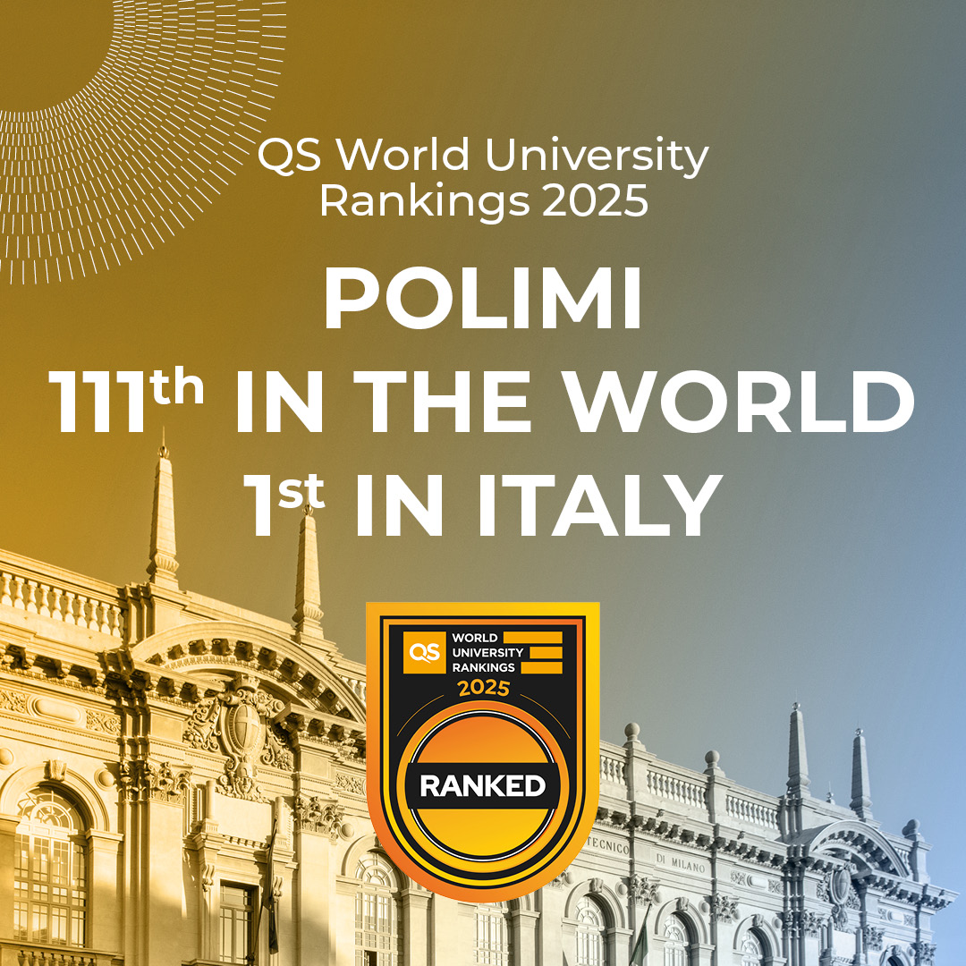 QS University Rankings, @polimi achieves its highest ever position as the number one university in Italy and 111th in the world. It climbs 12 places since last year and enters the top 8% worldwide. polimi.it/en/articles/qs… @TopUnis #QSWUR2025 #QSWUR #UniversityRankings #TopUnis