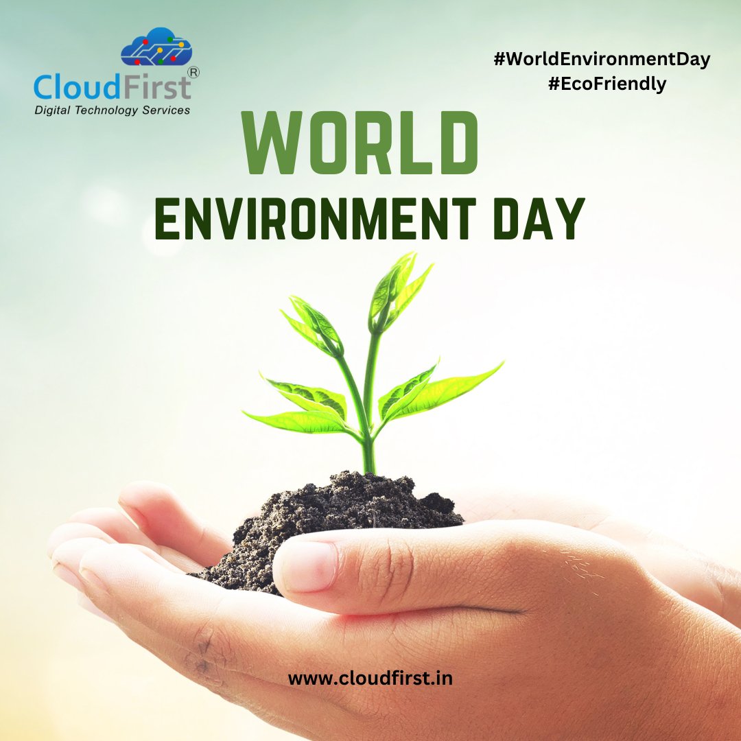 cloudfirst11's tweet image. Happy World Environment Day!

Today, we come together to celebrate and protect our beautiful planet. Let&apos;s make every day an environment day by adopting sustainable habits and making eco-friendly choices. 

#CloudFirstTechnology #WorldEnvironmentDay #OnlyOneEarth #EcoFriendly