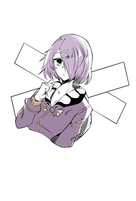 「hair ornament purple jacket」 illustration images(Latest)