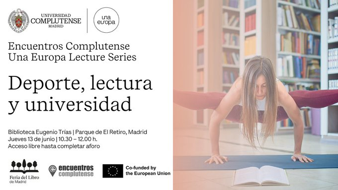 Ya lo sabes: "mens sana in corpore sano"
No te puedes perder esta mesa redonda que mezcla dos elementos fundamentales para el bienestar y la felicidad de las personas.
¡Te esperamos! 
📅 13 de junio, a las 10:30 horas
📍Biblioteca Eugenio Trias, en El Retiro 
¡Acceso libre!