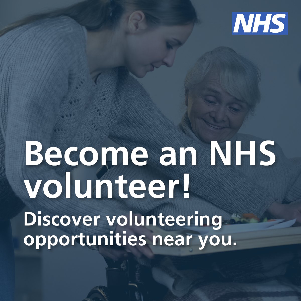 There are a range of volunteering roles across the NHS, providing opportunities to help your local community or support in delivering care. 

If you want to volunteer for the NHS, search for opportunities near you. volunteering.england.nhs.uk/volunteer #VolunteersWeek