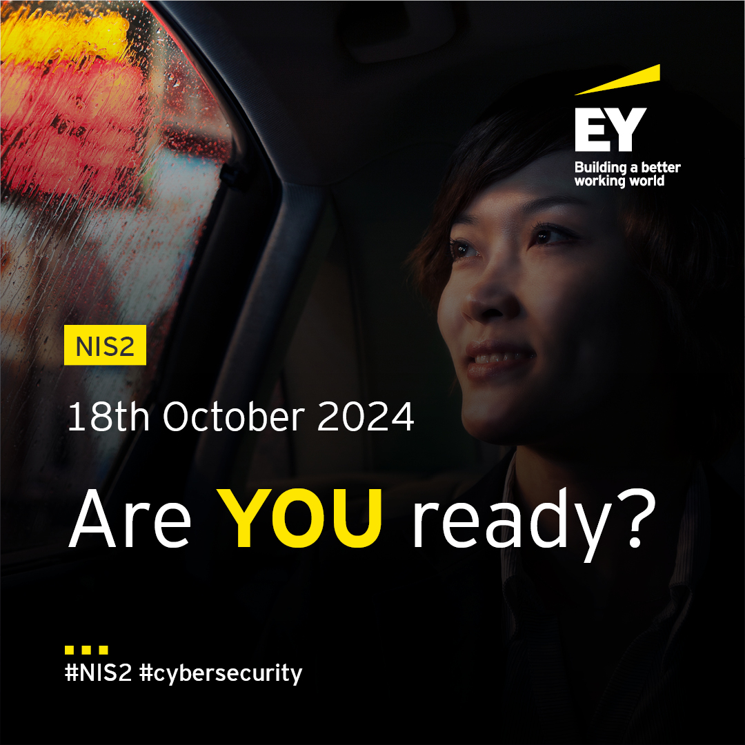 EY_Ireland's tweet image. NIS2 is a new cybersecurity regulation that comes into effect this October. 🗓️

Is your organisation ready?

Find out more on how EY can help support your business here - go.ey.com/3KuIH6Y

#cybersecurity #NIS2 #DirectiveNIS2 #EUDirective #NIS2