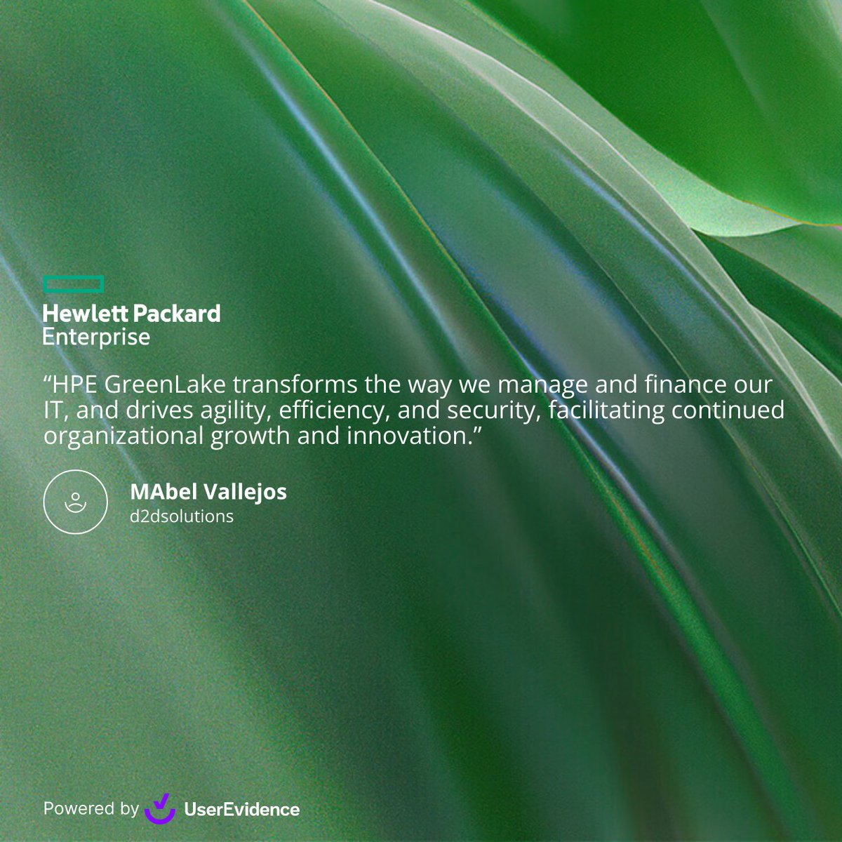 KaloyBrown's tweet photo. Check out this #HPEGreenLake customer testimonial based on a UserEvidence research: https://t.co/rBTquVk8wb https://t.co/ixabaq4DUu