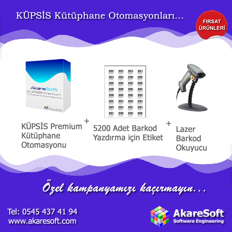akaresoft's tweet photo. AkareSoft KÜPSİS Kütüphane Otomasyonu şimdi ÖZEL Fiyatlarla sizleri bekliyor.  https://t.co/ocMMYcX2EA İletişim: 05454 37 41 94 #ilmillieğitim #imamhatip #imamhatiplisesi #imamhatiportaokulu #ogretmenlisesi #yatılıbölge #ogretmen #kitapkurdu #doktor #mühendis #tıpfakültesi https://t.co/VRpl0YXisg