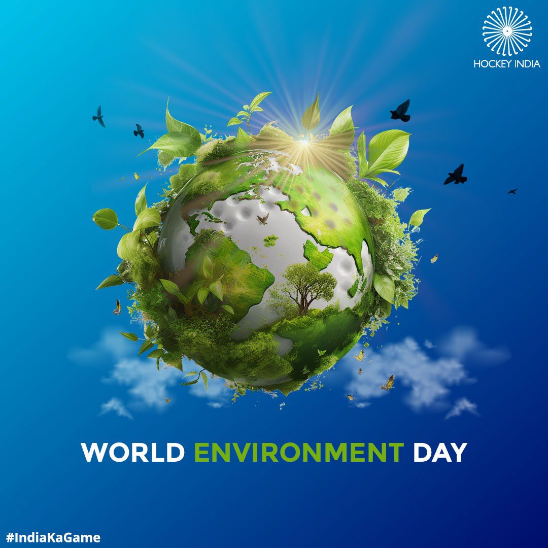 We may play on the field, but let's respect the nature that sustains it. Join us in celebrating World Environment Day 🌱

#HockeyIndia #IndiaKaGame #WorldEnvironmentDay
 .
 .
 .
 .
 . 
@CMO_Odisha @FIH_Hockey @IndiaSports @Media_SAI @sports_odisha @Limca_Official