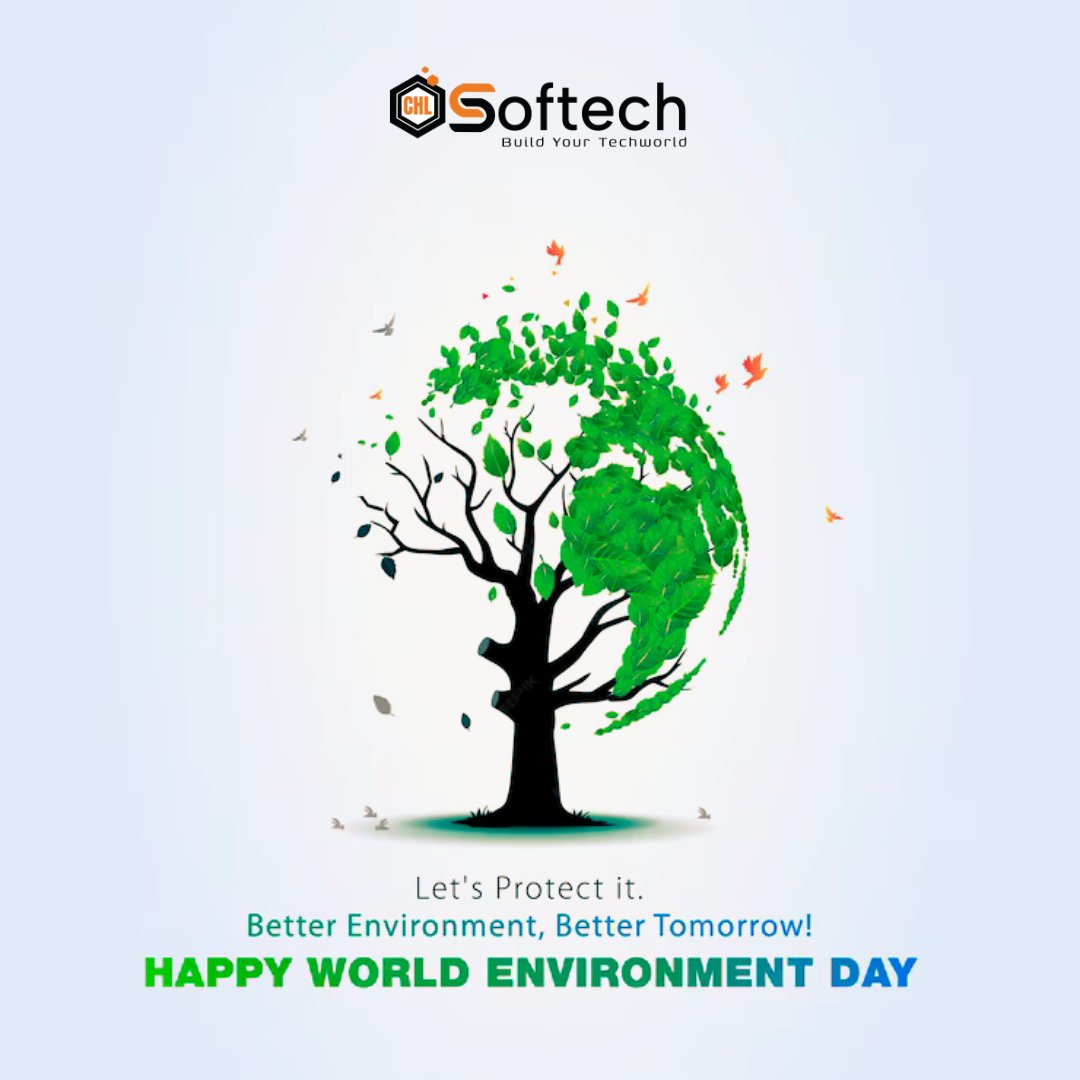 chl_softech's tweet photo. 🌍 Happy World Environment Day! 🌿
.
.
.
#WorldEnvironmentDay #ProtectOurPlanet #BetterEnvironmentBetterTomorrow #EcoFriendly #Sustainability #SaveOurPlanet #EcoFriendly #SustainableLiving #WorldEnvironmentDay2024 #GoGreen #ProtectOurHome #environmentalresponsibility #chlsoftech https://t.co/AqHZOb1mXZ