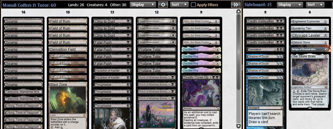 YrielPenguin's tweet photo. #ModernMagic #Coffers
Same list, same stuff.
x-2 both challenges this night.
Challenge 64 : 5-2
RB Scam 0-2 (flood twice while oppo giving me all the time of the world)
Amulet Titan 2-0
Burn 1-2
UR Murktide 2-0
Living End 2-0
Jund Saga 2-0
UW Control 1-0 https://t.co/fV8ep5uhsL