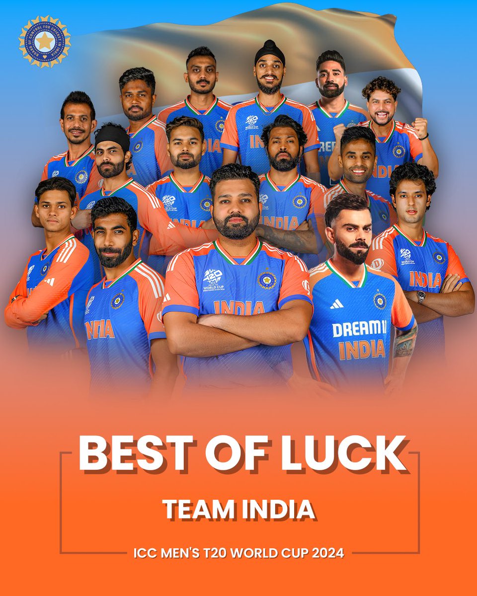 SanjayTandonBJP's tweet photo. Today, the Indian Cricket team will begin its journey to chase the American Dream of the ICC T20 World Cup. My best wishes are with the Indian team and the entire nation. JaiHind🇮🇳

#TeamIndia #ICCWorldCup #T20WorldCup @BCCI @UTCACH https://t.co/clCtN9pZnV