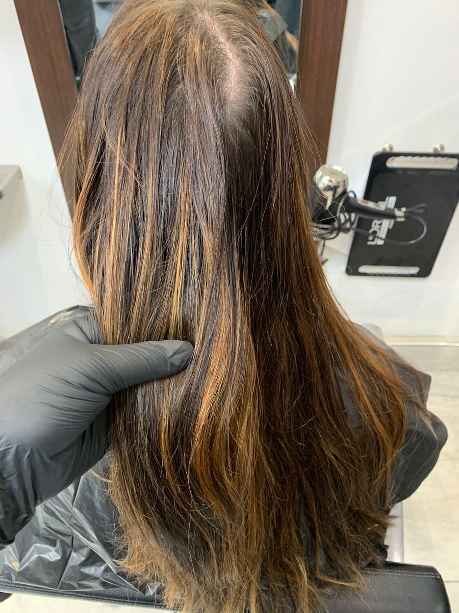 Half head balayage and root tint by Athena.🧡 #coppertones#balayage#loreal#copper#cardiffhair#athenastylistlazaroubrothersbirchgrove