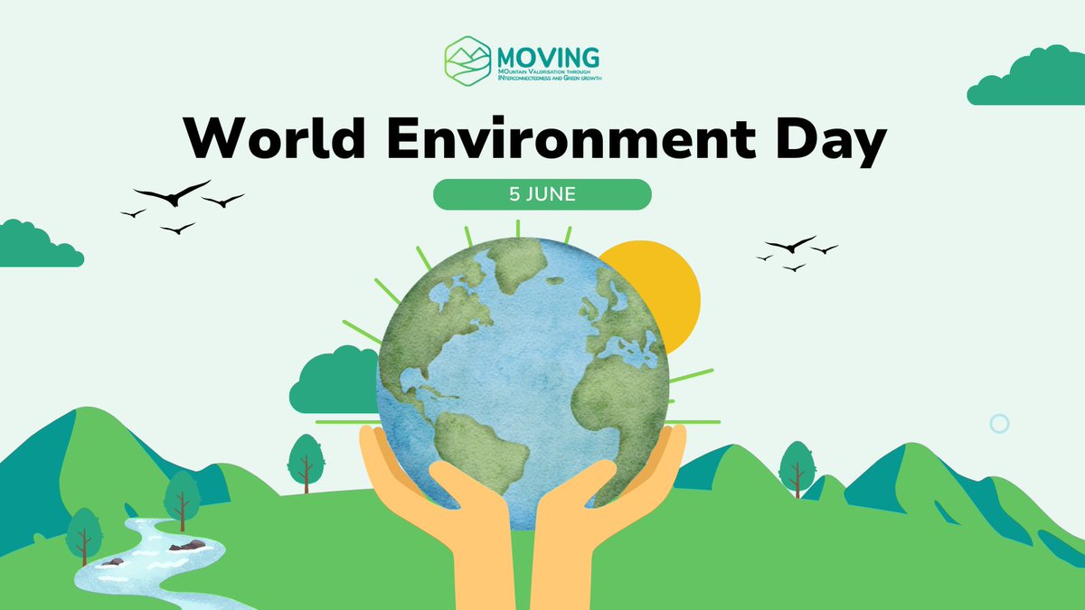 💚🌿 Happy #WorldEnvironmentDay! Today, we celebrate nature &amp; its crucial role in our world!

At #MOVING2020, we're dedicated to highlighting the potential of mountain #valuechains in safeguarding our ecosystems, preserving #biodiversity &amp; paving the way for a resilient future.