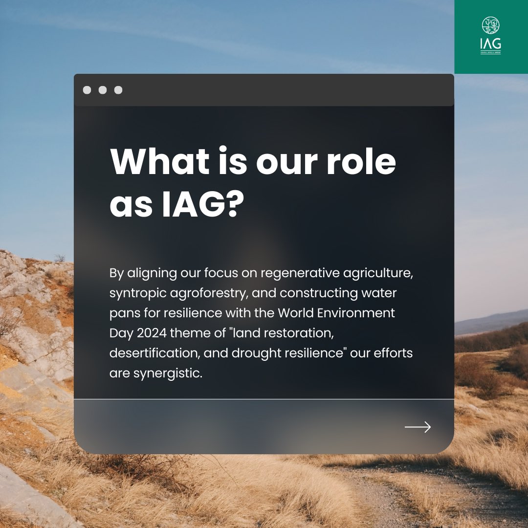 ItanyaAfricaGrp's tweet photo. 🌍✨ Happy World Environment Day! Today, we celebrate the beauty of our planet and recognize the urgent need to protect it. Swipe through our picture carousel to see how we integrate environmental sustainability into our daily operations. 💚 #WorldEnvironmentDay #Sustainability https://t.co/PHX1fPmSBl