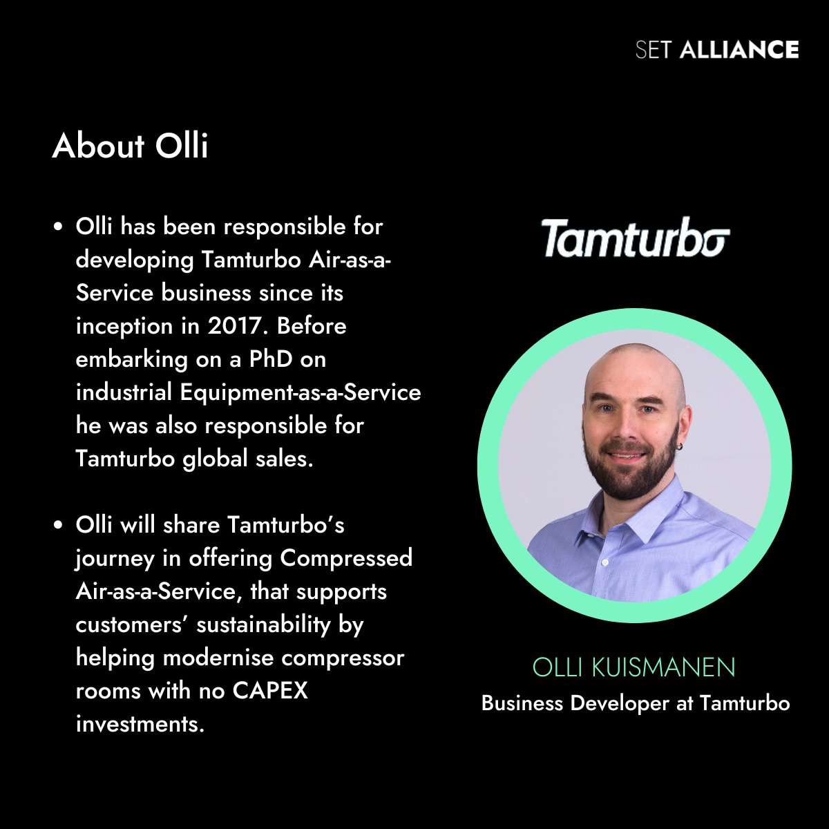 SET_Alliance's tweet photo. We're bringing together a unique panel of #servitisation and #digitalisation specialists for a unique webinar!
Join an exclusive discussion focusing on the value of digital solutions in Product-as-a-Service models! 📱
Learn more and register ⤵️
https://t.co/rMQ47zZdjK https://t.co/o1n0Gm6yD1