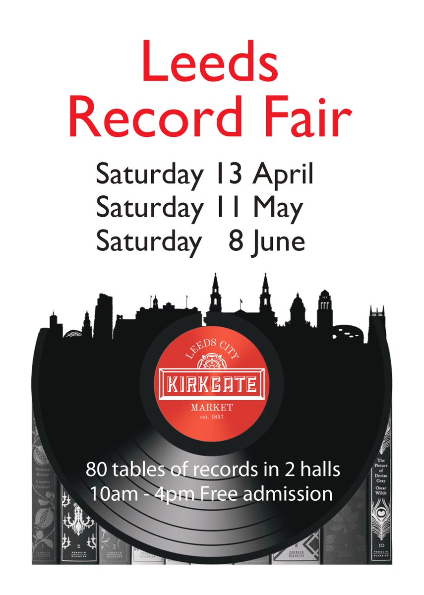 Only 3 sleeps to go if you sleep once a day - get there early for the best records are round Leeds way. @visitleeds for vinyl records and much more. More info at leedsrecordfair.com