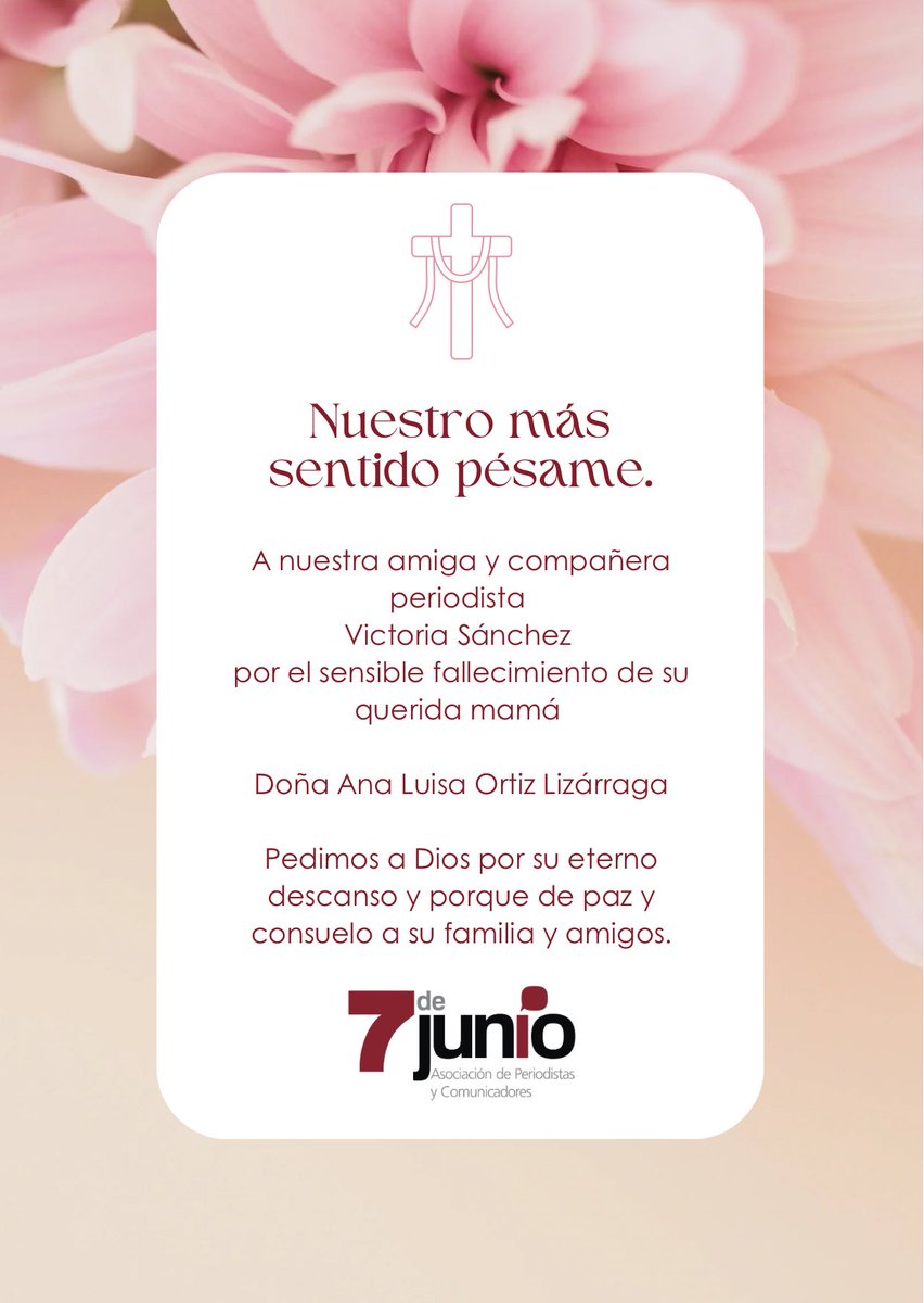 Nuestro abrazo solidario amiga @VictoriaSánchez 🙏🏻