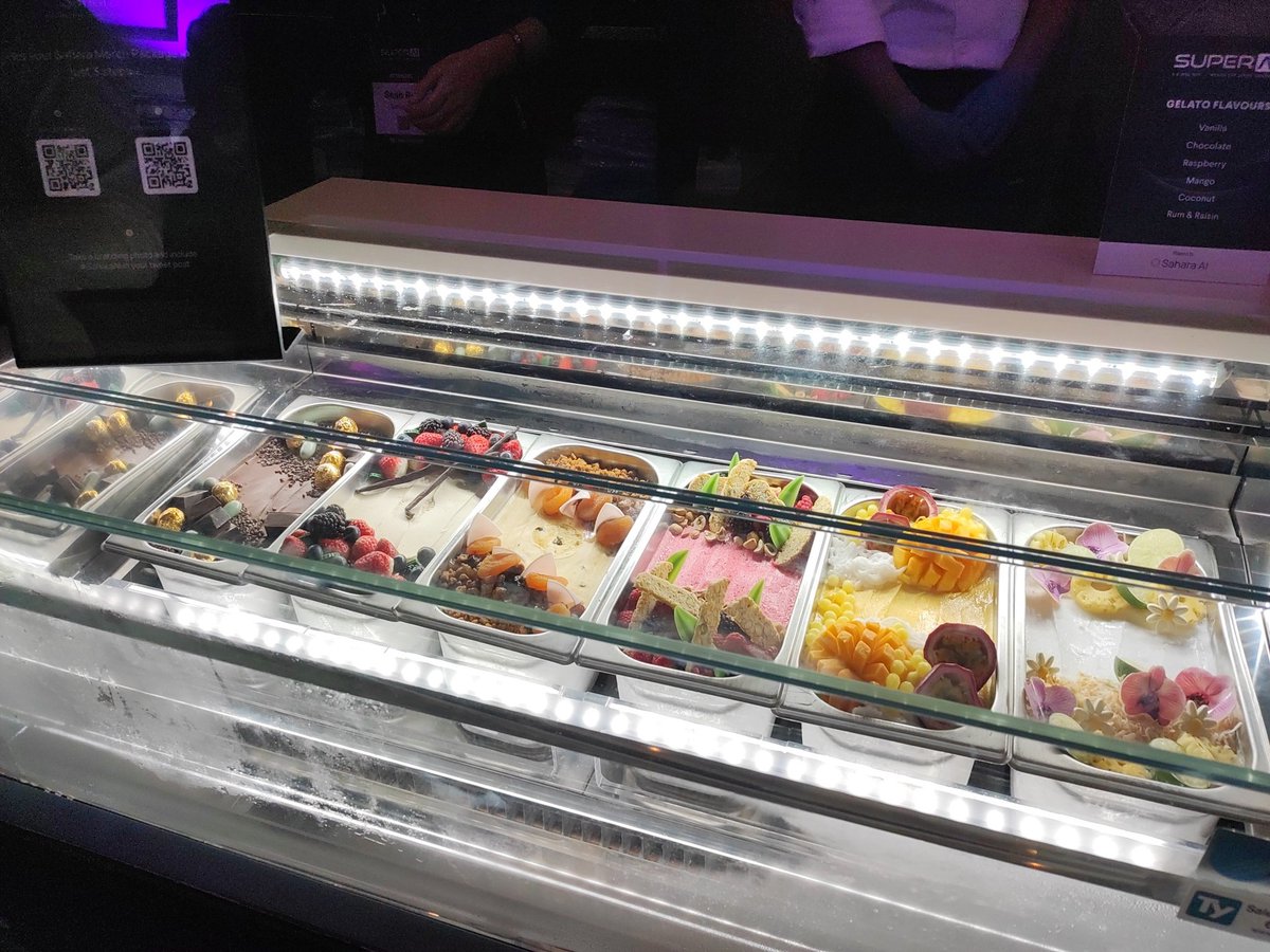 itsjohnlah's tweet photo. AI, Blockchain, *AND* ice-cream? Sign me up! #SaharaAI #SuperAI https://t.co/t0iDUIr5Rv
