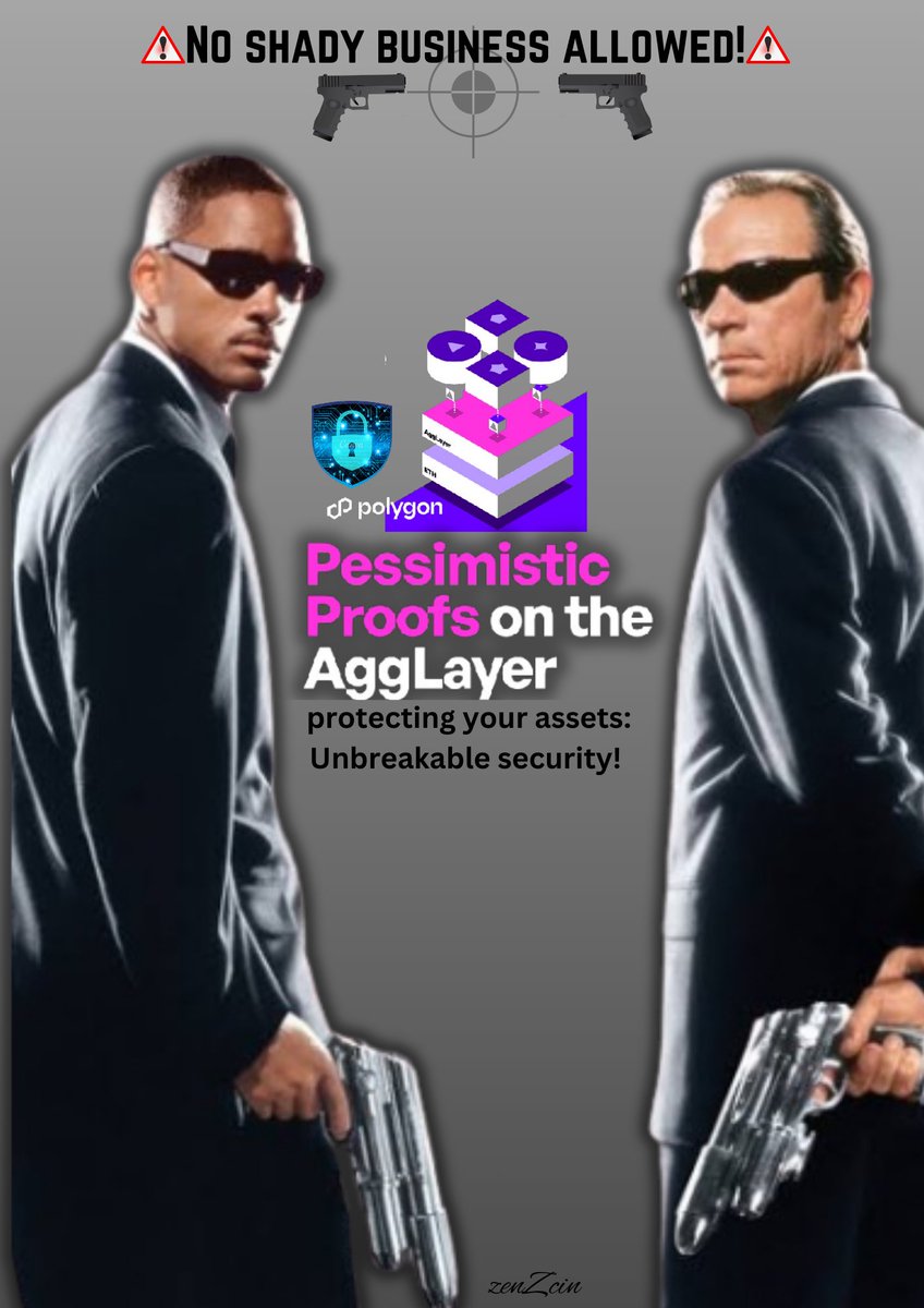 zenzcin's tweet image. Ever wondered how to keep your crypto safe while moving assets across different blockchains? 

Meet the Pessimistic Proof, @0xPolygon&apos;s groundbreaking solution in their AggLayer that ensures top-notch security and seamless transfers! 🤖🔒#PolygonAgglayer
#PolygonHUB