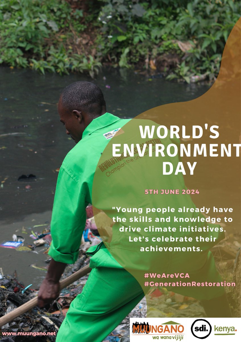 Young leaders in Kenya's informal settlements are transforming urban planning to address climate challenges. Their efforts deserve recognition and support. 
#WeAreVCA #GenerationRestoration