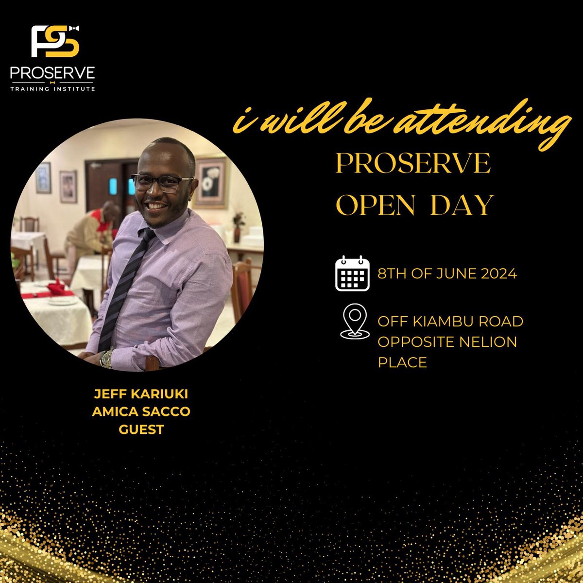 ProserveTI's tweet photo. We are having some amazing guests who will be attending the Proserve open day that is happening on the 8th of June 2024, this coming Saturday as from 10am.
Make sure you don’t miss out!
#proservetraininginstitute #hospitality #kenya #nairobi https://t.co/y3l1VqStCF
