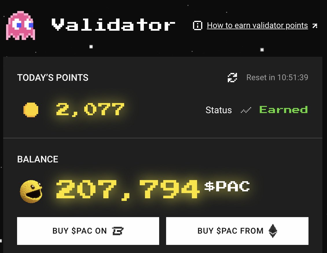I'm validating 5 $PAC posts today!

Must:
1️⃣ Follow me 
2️⃣ Like &amp; Drop your post in comments

Raffle in 3 Hours! ⏳