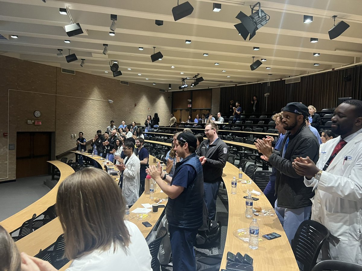 Standing ovation for our fantastic residents and faculty members today! We might be biased but we think we have the best residents in the nation and we are so proud to celebrate their hard work.
