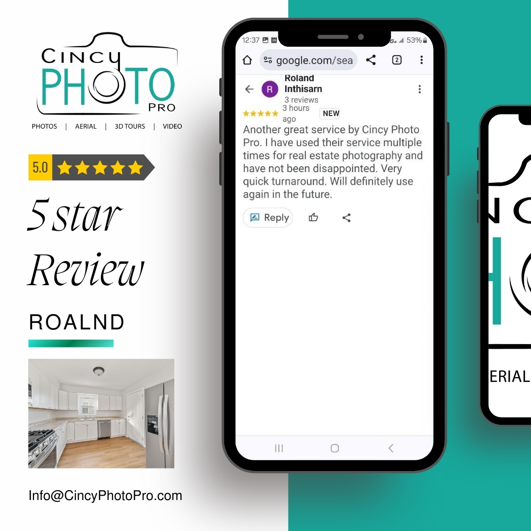 cincy_pro's tweet image. 🌟🌟🌟🌟🌟
Check out this 5-star review! 👏 Roland has used Cincy Photo Pro multiple times and has not been disappointed. 

Contact Krista to book today!

info@cincyphotopro.com
513-324-4206
cincyphotopro.com