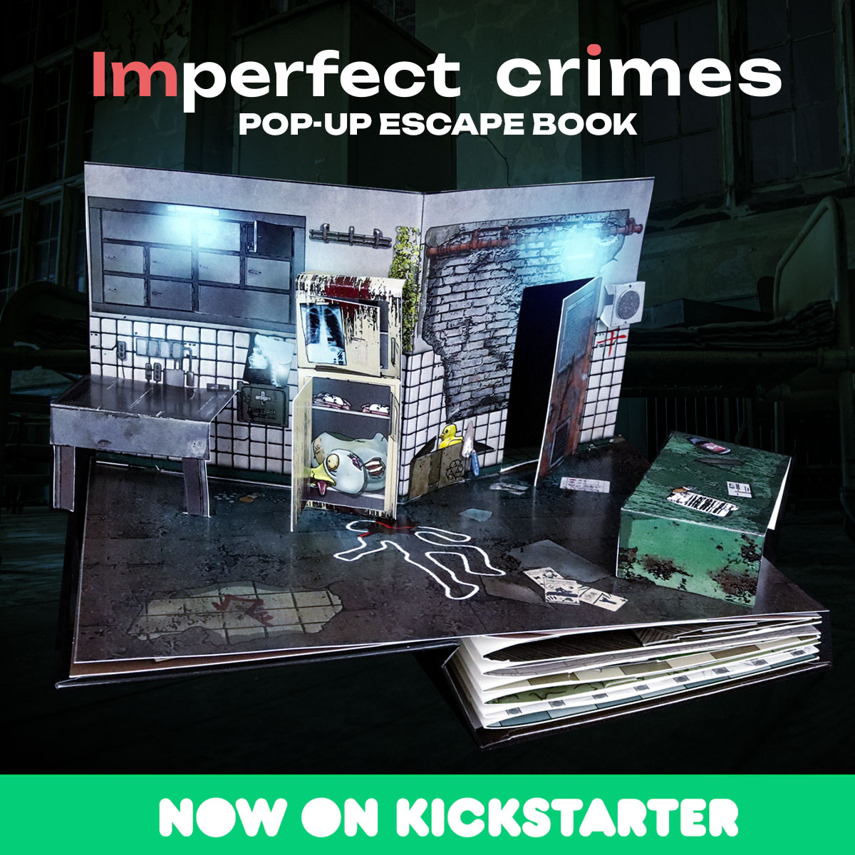 KeyEnigma's tweet image. We start with the new Imperfect crimes campaign! We are super excited about this new project, new and crazy scenarios where different crimes have been committed, will you be able to solve it?
Remember that during the first 24 hours you can access the early bird!