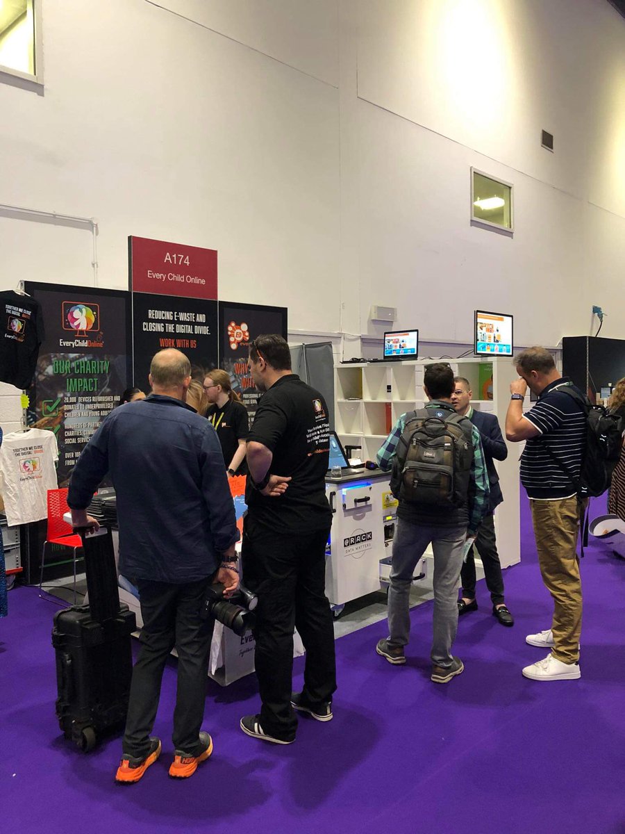 EverychildUK's tweet photo. A few photos from Day 2 so far at #infosecurityeurope!

You can find us at stand A174 until 5:30pm today.

#infosec2024 #digitaldivide https://t.co/KWr8HTEKGN