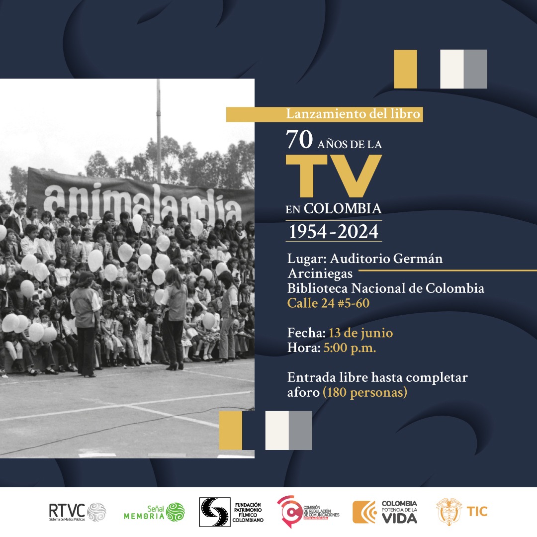 El Libro: “70 años de la televisión en Colombia”, en el que participe como coautor con el Capítulo 2: La televisión: a imagen y semejanza del país. Reflejos culturales y sociales en la pantalla chica. 

INVITADXS a su presentación👇👇📺
