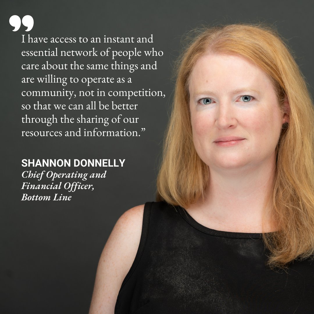 America's Promise (@americaspromise) on Twitter photo "I have access to an instant and essential network of people who care about the same things and are willing to operate as a community, not in competition.” - Shannon Donnelly, Chief Operating and Financial Officer, <a href="/BottomLineOrg/">Bottom Line</a> "I have access to an instant and essential network of people who care about the same things and are willing to operate as a community, not in competition.” - Shannon Donnelly, Chief Operating and Financial Officer, <a href="/BottomLineOrg/">Bottom Line</a>