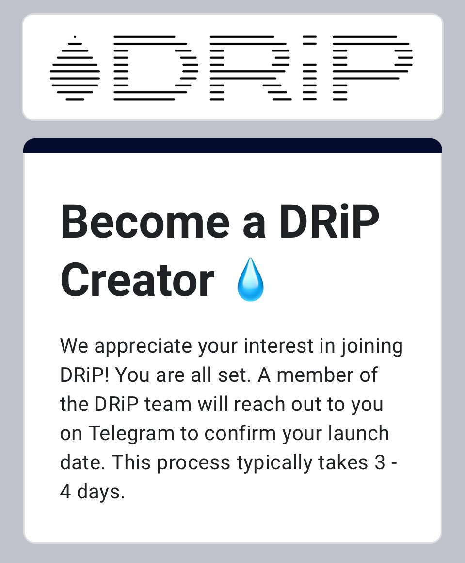 Finally✨

I'm so happy💙

thank you <a href="/drip/">Drip Labs</a> , <a href="/vibhu/">vibhu</a> , <a href="/N8Solomon/">nate</a> 💚