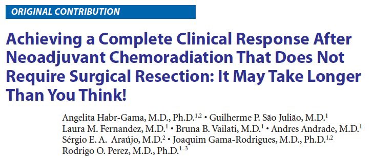 Rodrigo O Perez (@r_perez_md) on Twitter photo <a href="/DCRjournal/">DCRjournal</a> selects every year the paper with most significant impact over the last 5 years - Robert Madoff Award. This year, our paper published in 2019 was selected! What a fantastic journey has it been in the field of rectal cancer and organ preservation! <a href="/DCRjournal/">DCRjournal</a> selects every year the paper with most significant impact over the last 5 years - Robert Madoff Award. This year, our paper published in 2019 was selected! What a fantastic journey has it been in the field of rectal cancer and organ preservation!